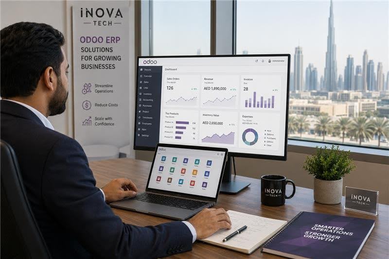 Odoo ERP in UAE: How Companies Streamline Operations, Cut Costs, and Scale, Without Switching Software Every 3 Years